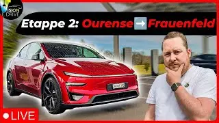LIVE aus dem Tesla Model Y Performance - Die Heimfahrt Teil 2 - 2000km durch 🇪🇸,🇫🇷 und 🇨🇭