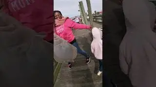 Beautiful Lady Catches Winter Flounder in Ocean City Maryland #flounder #winterflounder