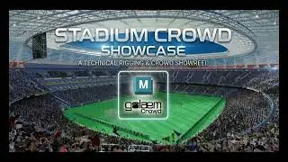 🎬 Stadium Crowd Simulation | Golaem Crowd FX | Crowd Rigging, Layout & Animation Integration
