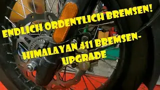 Endlich ordentlich bremsen! Himalayan 411 Bremsen-Upgrade