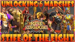 Unlocking 6 Marches in Strife of the Eight KvK Before War in Rise of Kingdoms
