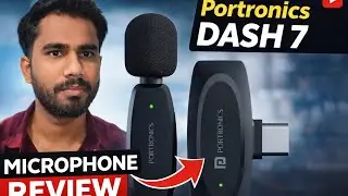 Potronics dash 7 wireless microphone #youtube #youtuber #portronics #review 