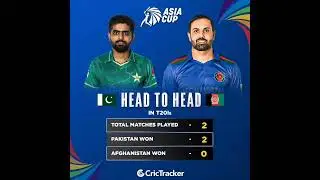 Pakistan vs Afghanistan Head to Head in t20 Asia Cup 2022 #shorts #badarsports | Badar Sports