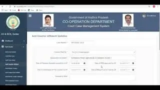 APCDCCMS - Add Counter Affidavit Details in a case