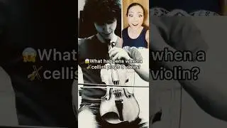 Cellist Tries Playing Violin Like a Cello 😂 | Vivaldi But Not Really