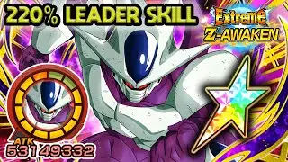220% LEADER SKILL! 100% EZA TRANSFORMING STR COOLER! Dragon Ball Z Dokkan Battle
