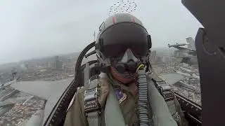 177th Fighter Wing F-16C+ Flyover for NFC Championship Game