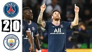 PSG vs Manchester City 2 x 0 Extended Highlights All Goals 2021 HD | Champion league