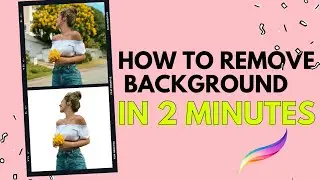 How to remove background in procreate