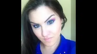 Bright Blue Electric Tutorial Collab with Meemscouture