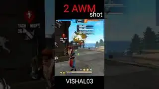 AWM HADSHOT || AIM BOT || #VISHAL03 #gun #awmheadshottrick #2awm