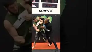 DC tried bullying Islam Makhachev until this happened 🤼&zwj;♂️ #ufc #shorts