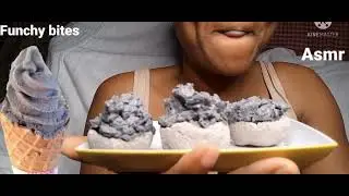 Black paste White black item #blackclay #mukbang #eatingsounds #claylove #crunchyasmr #relax