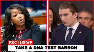 Jasmine Crockett Tells Barron Trump: Take a DNA Test &mdash; LIVE ON AIR. What Happened Next Shook America