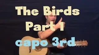 The Birds-Part 1 (The Weeknd) Easy Guitar Lesson Strum chords How to Play Tutorial