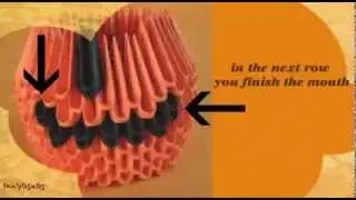 3D Origami ~ Halloween Pumpkin ~ Tutorial