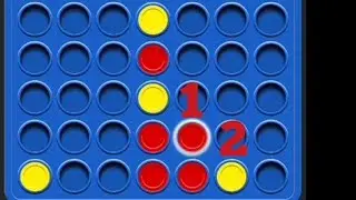 connect 4 player one trap using columns #Shorts