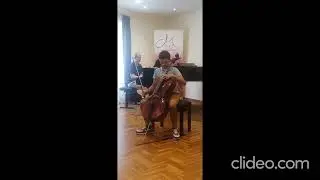 Cinto Susanna. Masterclass Maig 2025. 11 anys. Goltermann Cello Concerto 1. 3rd movement.