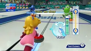 Mario and Sonic at the Sochi 2014 Olympic Winter Games: Curling #1