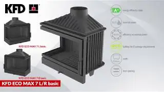 KFD MAX/LUX fireplace inserts - model KFD ECO MAX 7 L/R basic