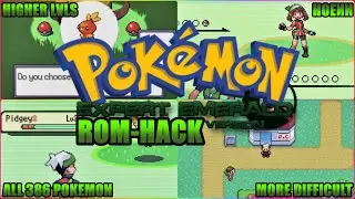 Pok&eacute;mon Expert Emerald GBA ROM HACK More Difficult, ALL 386 Pok&eacute;mon, Higher lvls