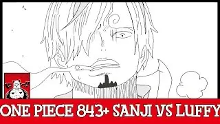 One Piece Chapter 843+ Speed Paint Sanji vs Luffy - PandArt