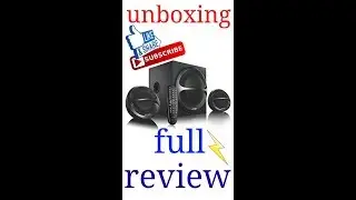 unboxing and full review f&d A111x 2.1 bluethooth home theatre