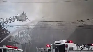 SOUTH BOUND BROOK NEW JERSEY WORKING STRUCTURE FIRE 4/25/25  SOMERSET COUNTY THIRD ALARM FIRE