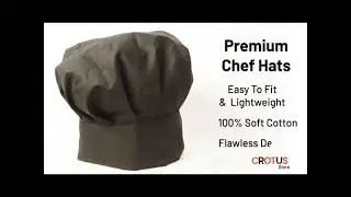 CROTUS Adjustable Unisex Hotel | Restaurants Chef Hat | Cap Catering | Cooking Chef Hat For Kitchen