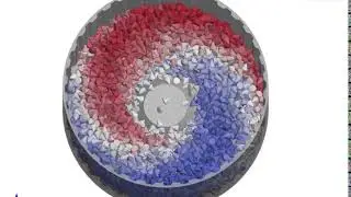 Discrete Element Method (DEM) simulation with conical particles