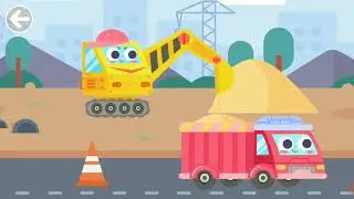 Dumper truck 🚛 full with sand kids fun  zone
