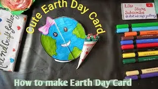 Best Earth Day Card 🌍#diy #shorts #trending #viralvideo #earthday  @Art_nd_craftgallery
