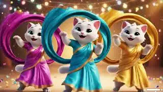 Four Cats Dancing Like Humans 🐱💃 | Cute & Funny Cat Dance Video#catdancing #dancingcats #cutecats