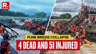 Pune Indrayani River Bridge Collapse: Rescue Operation Underway, 4 Dead & 51 Injured