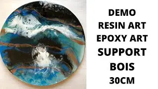 COMMENT FAIRE UN TABLEAU AVEC DE LA RESINE ?