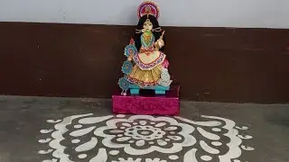 Kojagori Lokkhi Puja Paper Idol With Alpona | #3dPaperIdol CRAFTSWOMAN