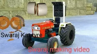 RK modification tractor tractor video Swaraj tractor kaise banaen tyre kaise banaen #video viral 😱😱