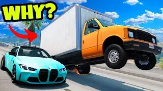 My Friend CHEATED During a Drag Race in BeamNG Drive Mods!