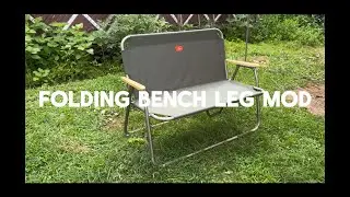 Hack EP1. Folding Camping Bench. Parachord Wrap 너무이쁜 캠핑벤치 비싸서 오래써야 하니깐 다리가 손상되지않게 뭔가 해야쥬~