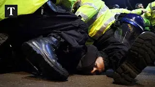 Arrests Made Amid Protests Before Aston Villa v Maccabi Tel Aviv Game