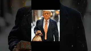 Donald Trump and Putin are on the ice with something in hand  #funny #tending #ai
