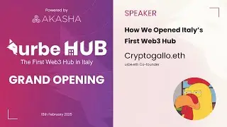 Urbe Hub Grand Opening - Cryptogallo.eth // How We Opened Italy&rsquo;s First Web3 Hub