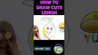 Drawing|HOW TO DRAW A CUTE LEMON|#shorts |#youtube |#education