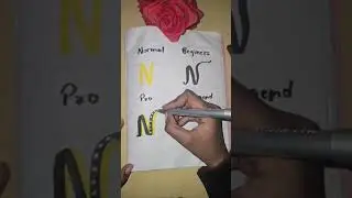 ' L ' letter calligraphy ✒️❤️🧿🫶||| normal , beginner , pro and legend 😀❤️ comment which one is nice