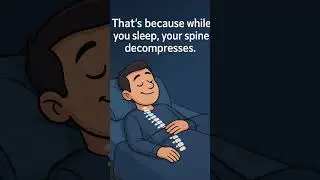 Why You&rsquo;re Taller at Night! 😱🌙? #Shorts #ScienceFacts #Height #MorningVsNight #FunFacts #Animation