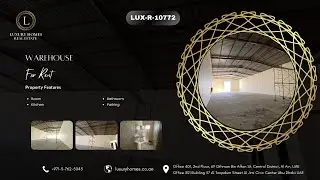 Well-Maintained Warehouse for Rent | Prime Al Noud Location | Secure & Accessible LUX-R-10772