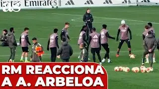 DÍA 1 de ÁLVARO ARBELOA: REACCIONES VINICIUS, BELLINGHAM, RODRYGO... durante el ENTRENAMIENTO