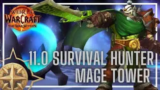 Survival Hunter Mage Tower | Closing the Eye | TWW 11.0.2