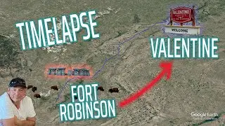 Timelapse of Highway 20 from Fort Robinson State Park NE to Fishberry Campground NE - Full Drive