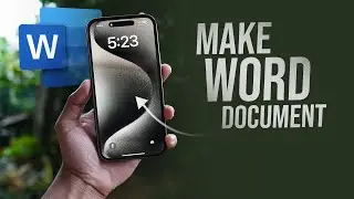 How to Make Word Document on iPhone (tutorial)